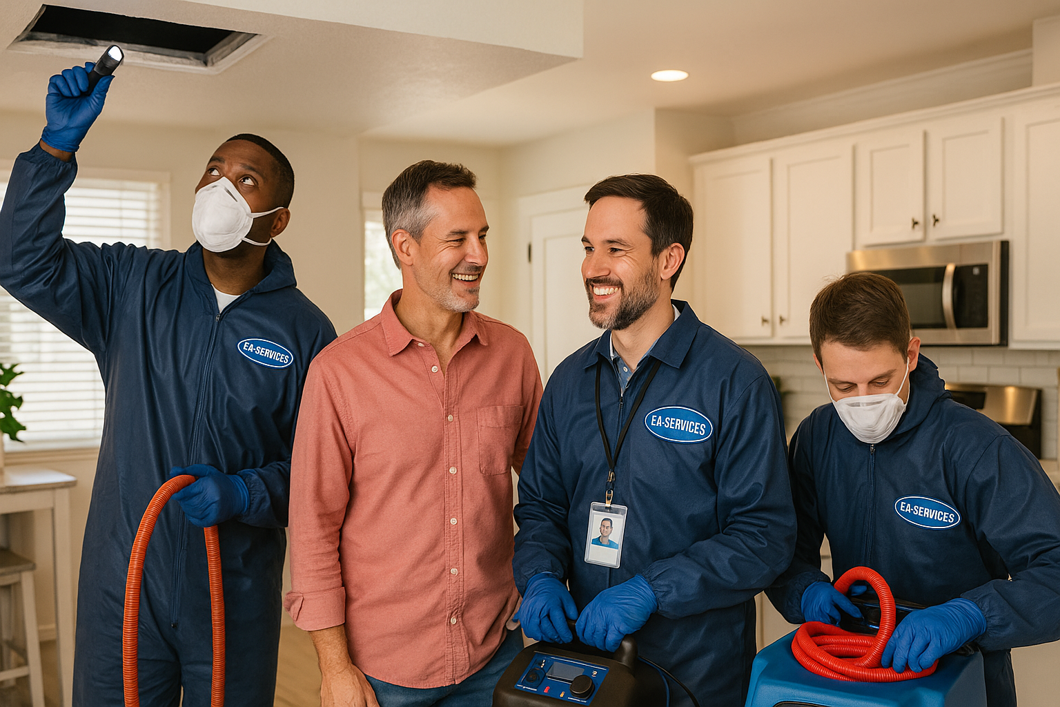 Professional cleaning team working in Scottsdale